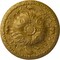 Ekena Millwork Amelia Ceiling Medallion (Fits Canopies up to 2 3/8"), Hand-Painted Pharaohs Gold, 19 5/8"OD x 3/4"P CM20AMPGS - alternate 1
